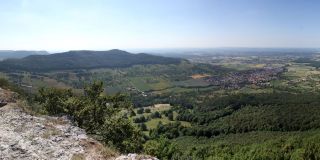 Aussicht vom Breitenstein bei Ochsenwang